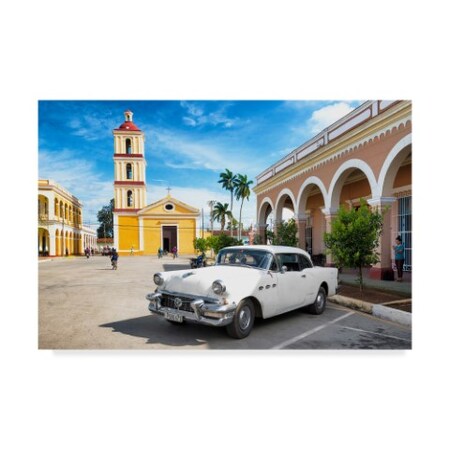 Trademark Fine Art Philippe Hugonnard 'Main square of Santa Clara 1' Canvas Art, 22x32 PH00772-C2232GG
